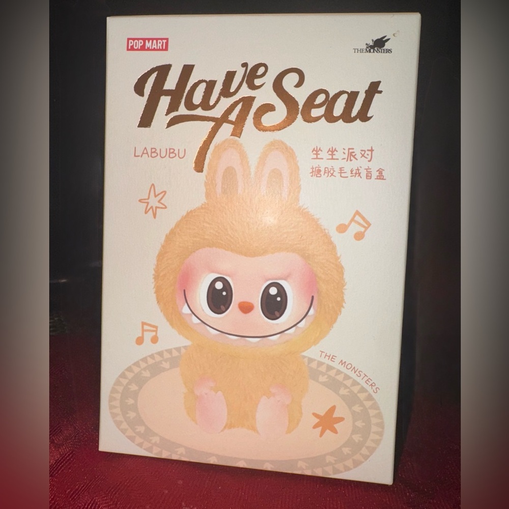 100% Authentic Pop Mart The Monsters LABUBU – BABA - Have A Seat Series’